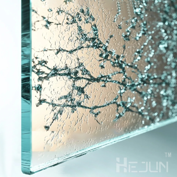 Bespoke art glass screen partition glass wall Screen - Image 3