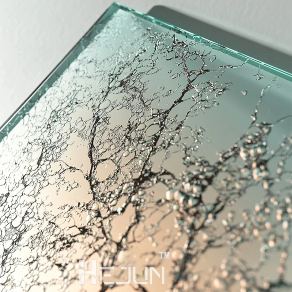 Bespoke art glass screen partition glass wall Screen - Image 4