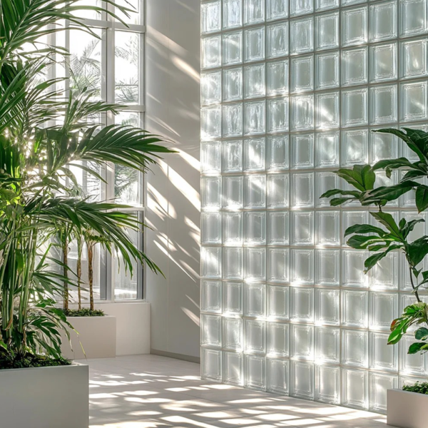 Customized Glass bricks room partition  divider Glass glass wall Screen
