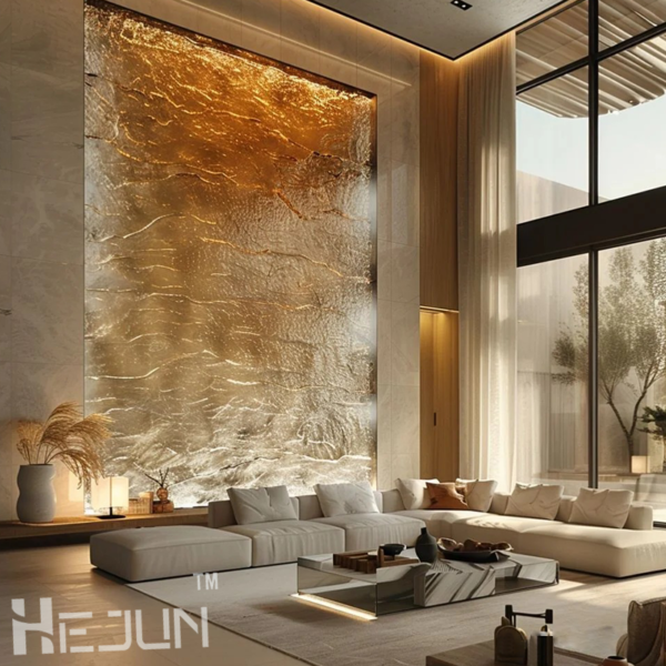 Customized art decorative glass wall Screen