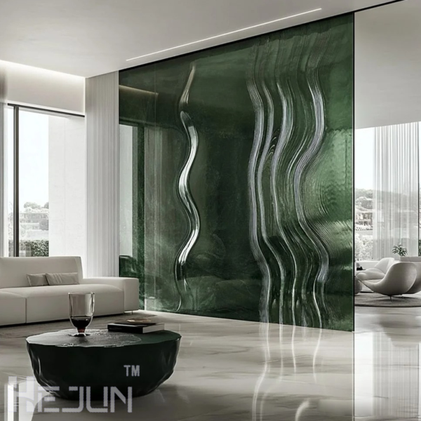 Customized art decorative glass wall Screen