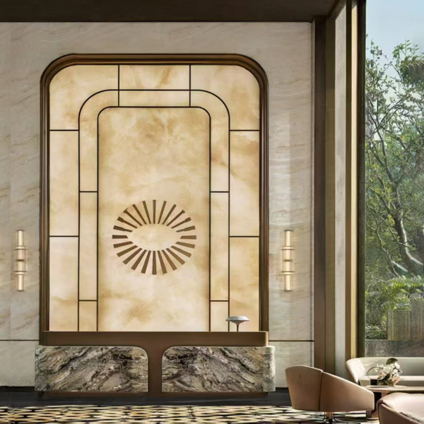 Customized Translucent Stone Partition Wall - Image 2