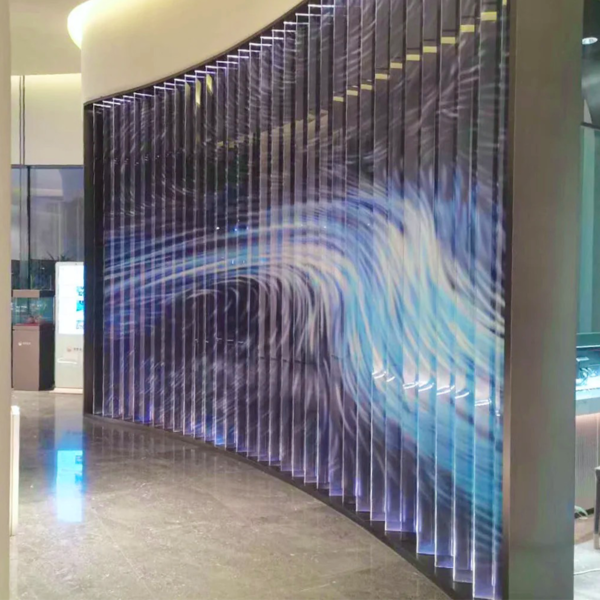 Customized art decorative glass wall Screen