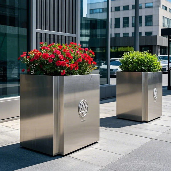 Customized High-Quality Outdoor steel flower pot Planter box