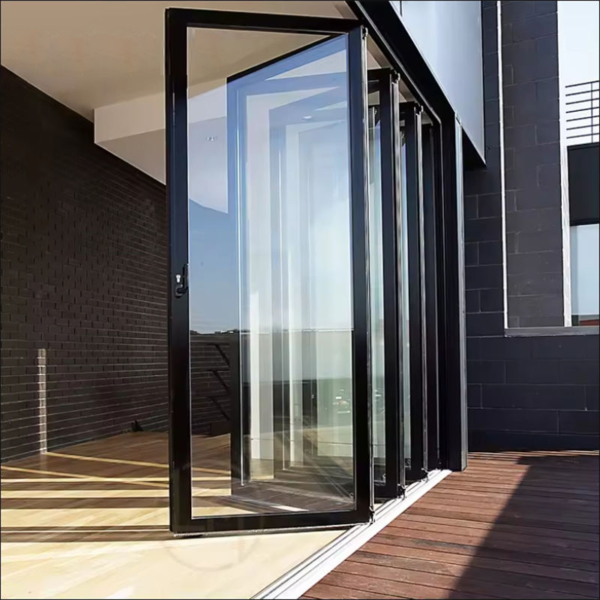 Customized folding sliding glass patio doors bi fold glass doors interior - Image 2