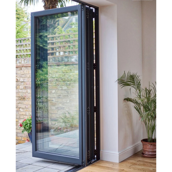 Customized folding sliding glass patio doors bi fold glass doors interior - Image 4
