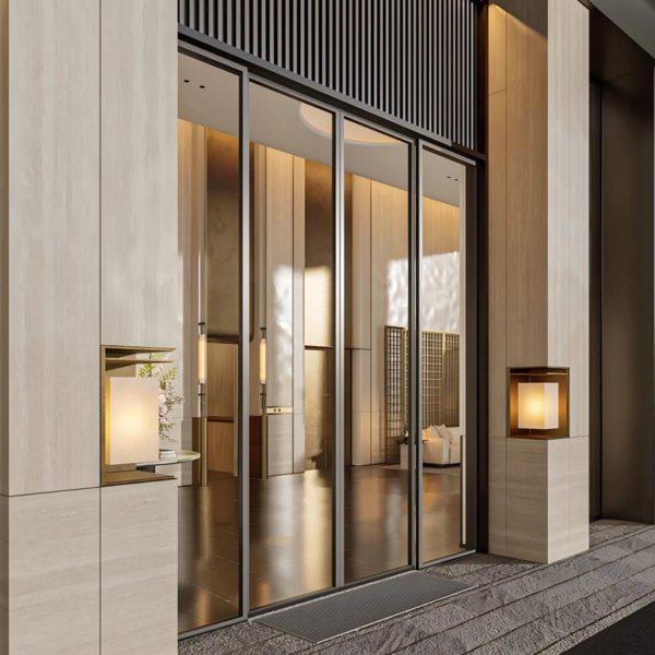 Customized steel frame doors for hotel restaurant club - Image 4