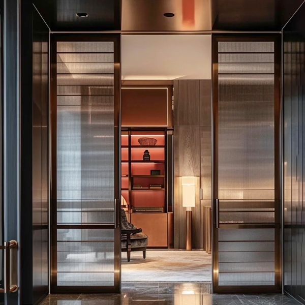 Customized steel frame doors for hotel restaurant club - Image 2