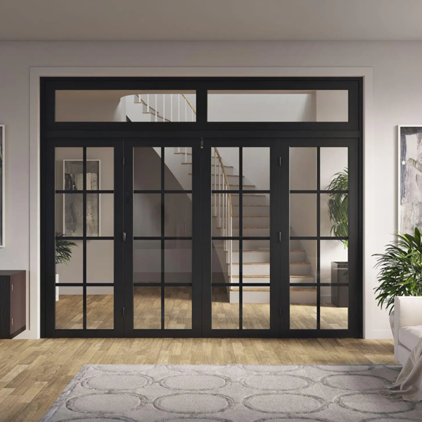 Customized Swing Glass Door steel Slim Frame Glass Door Exterior Interior Modern Glass Pivot Doors - Image 4