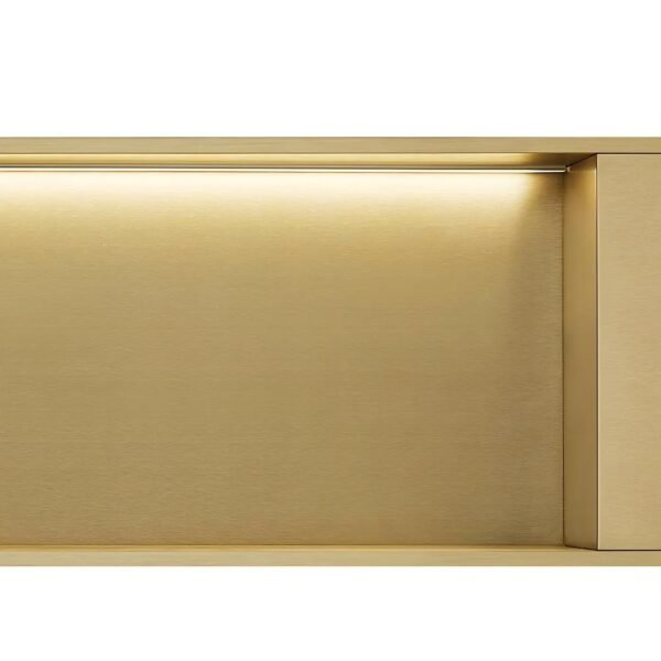 Customized 304 Stainless Steel Bathroom Wall Shower Niche With Lights - Image 5