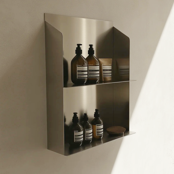 Customized 304 stainless steel shower niche shelf