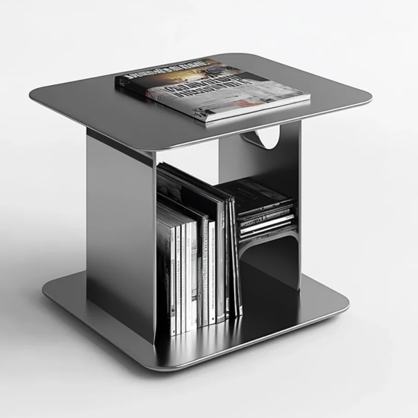 Customized Stainless steel exquisite small coffee table - Image 4