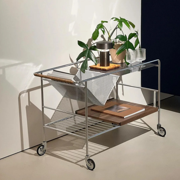 Customized Stainless steel trolley cart for vegetable tray suitable for restaurant laboratory
