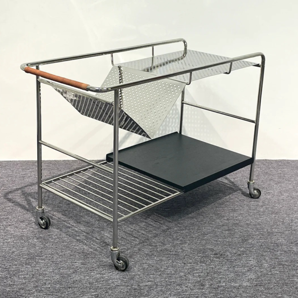 Customized Stainless steel trolley cart for vegetable tray suitable for restaurant laboratory - Image 2