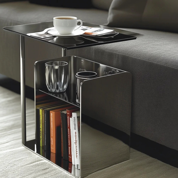 Customized Stainless steel exquisite small coffee table