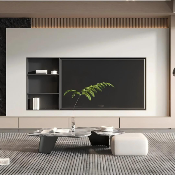 Stainless Steel Wall Niche Cabinet  Metal TV Cabinet Kitchen Bathroom Storage Embedded Finished Wall