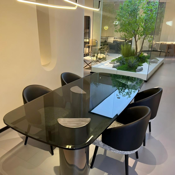 Customized stainless steel corner table top