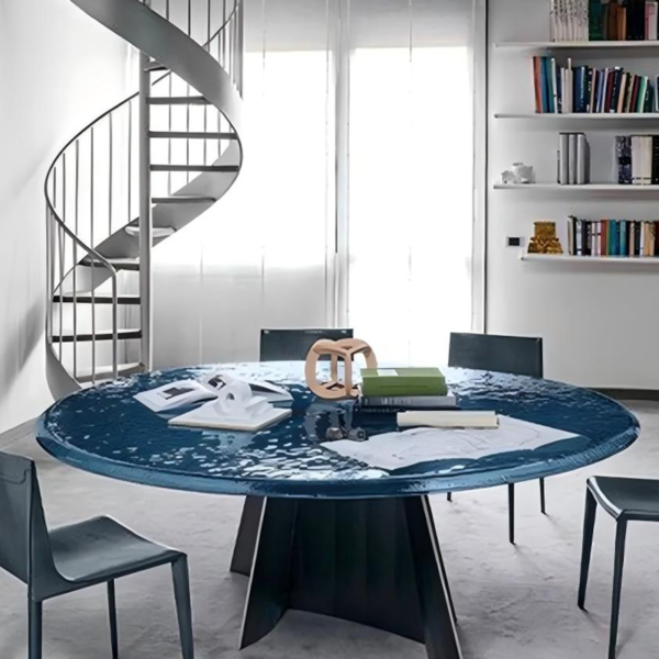 Customized art glass table - Image 3