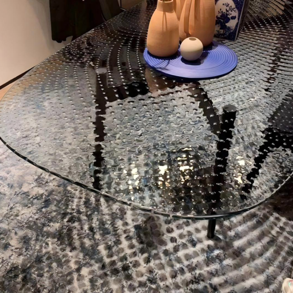 Customized art glass table - Image 4