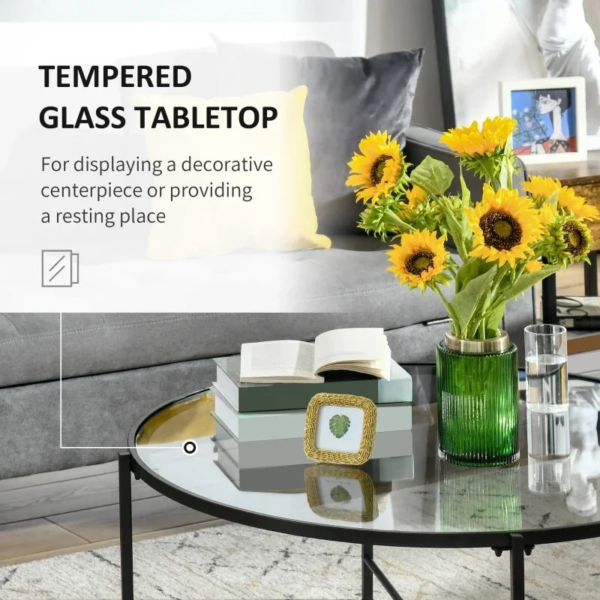 Customized Ultra-clear glass tempered glass table top - Image 5