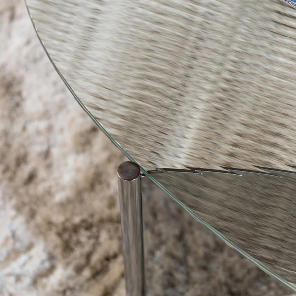 Customized hot melt glass art glass desk - Image 3