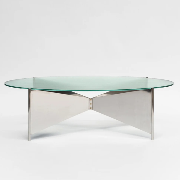 Customized hot melt glass art glass desk - Image 4