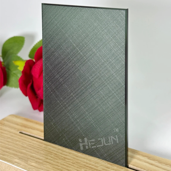 Customized Frosted Acid Etched PVB Laminated Glass with Rough Flat Edge - Image 3