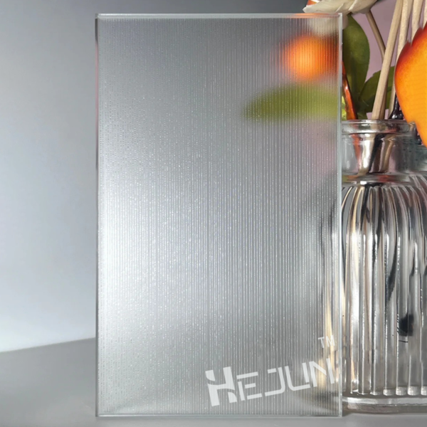 Customized Metal woven fabric laminated acid-etched glass - Image 3