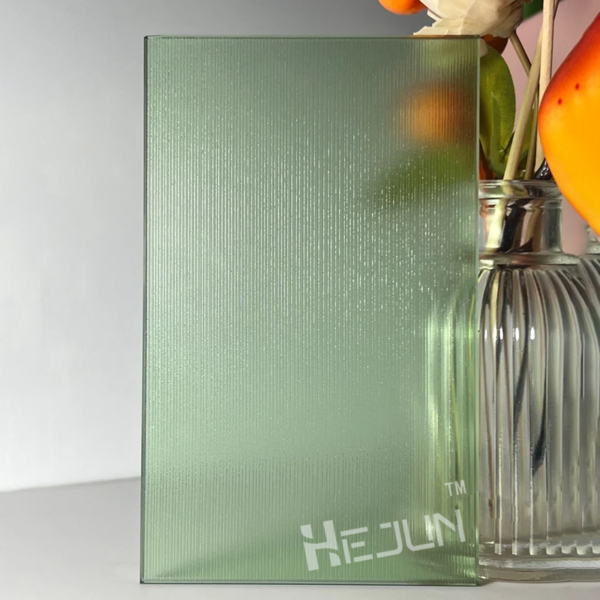 Customized Metal woven fabric laminated acid-etched glass - Image 5