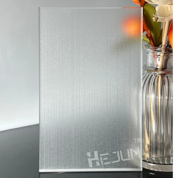 Customized Metal woven fabric laminated acid-etched glass - Image 7