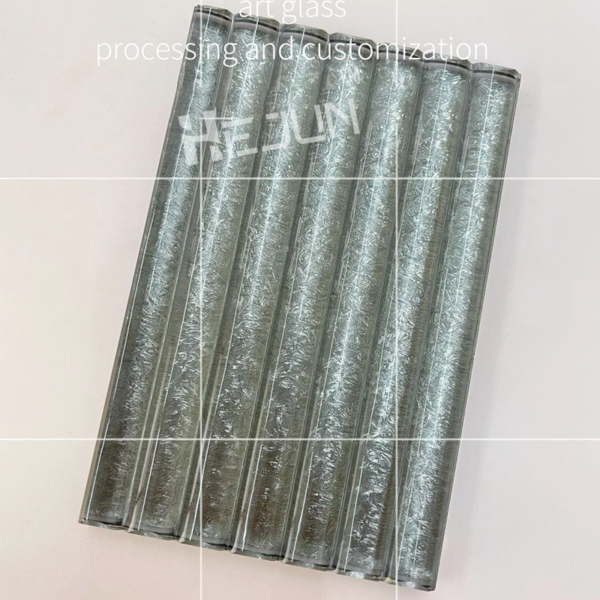 Custom wick EVA film laminated decorative glass for partition screen door panels - Image 4
