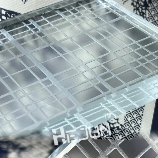 Custom fabric laminated art glass