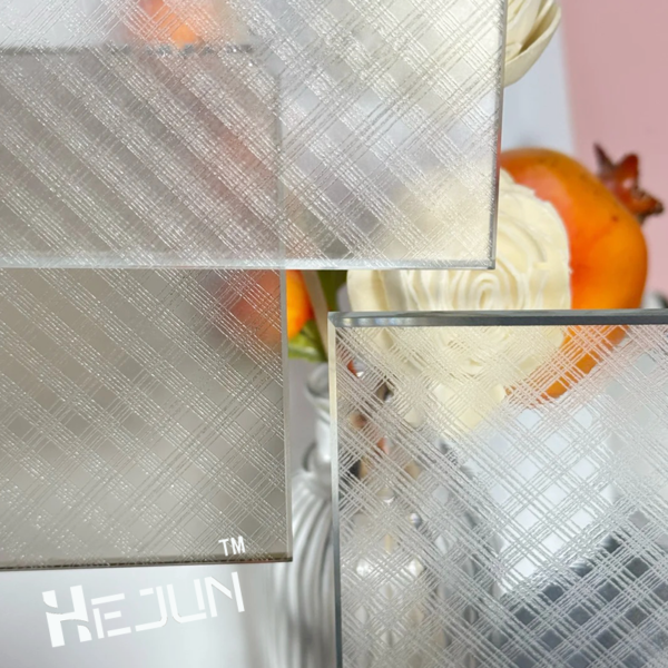 Custom fabric laminated art glass