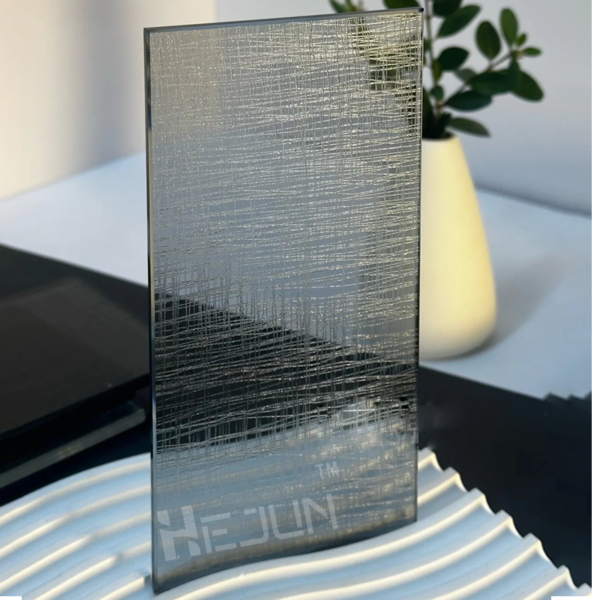 Fine Polished Edges Acid-etched Frosted Glass Door Bathroom Bedroom Greenhouse Apartment Acid Etched Glass - Image 3