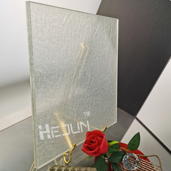 Customized Pattern Fabric Laminated Glass Color Decorative Art Textured Sheet Glass - Image 2