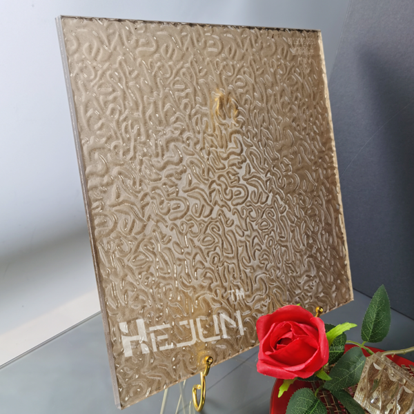 Customized Pattern Fabric Laminated Glass Color Decorative Art Textured Sheet Glass - Image 3