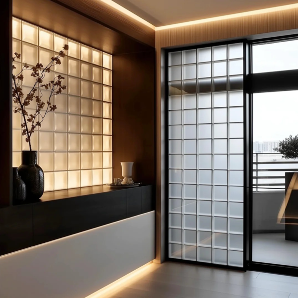 Customized Glass bricks room partition  divider Glass glass wall Screen - Image 2