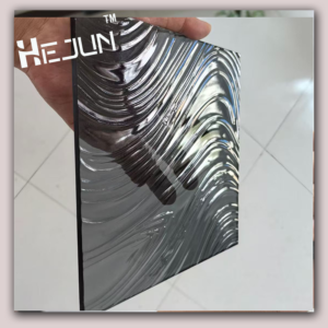 Alternative view of Customizable Artistic Glass with Unique Textures - Tailored for Your Vision
