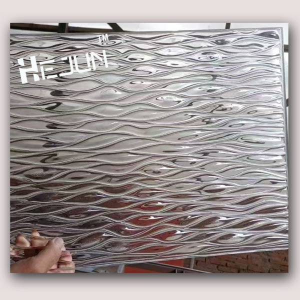 Textured Patterned Glass: Custom Embossed Glass for Interior & Decor - Image 4